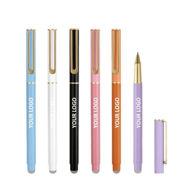 Metalen 0,5 mm luxe temperatuurgevoelige uitwisbare gelpen