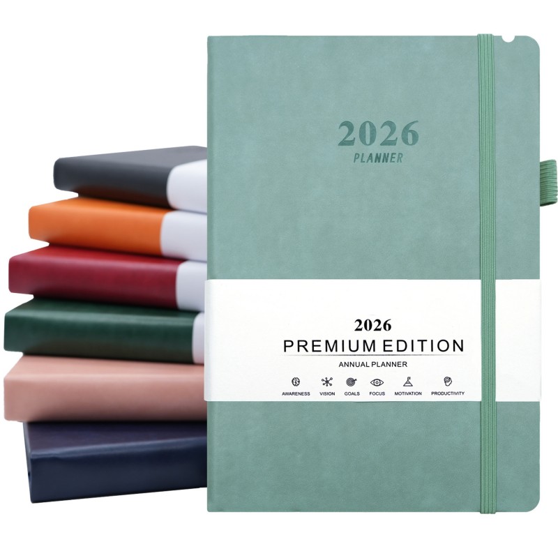 Maandelijkse planner hardcover notitieboekje
