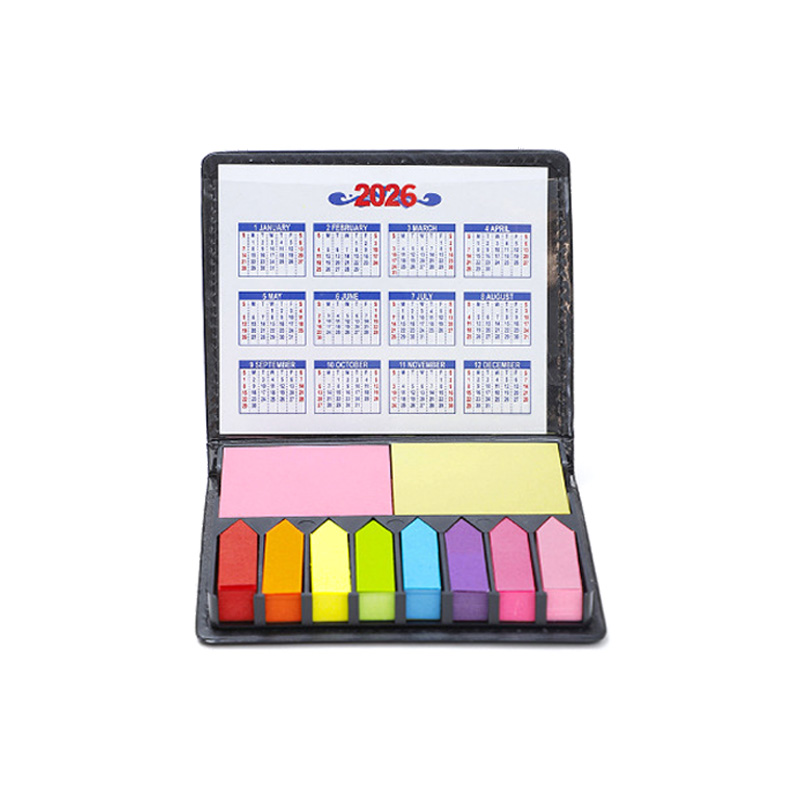 PU rechthoekige kalender plaknotities doos