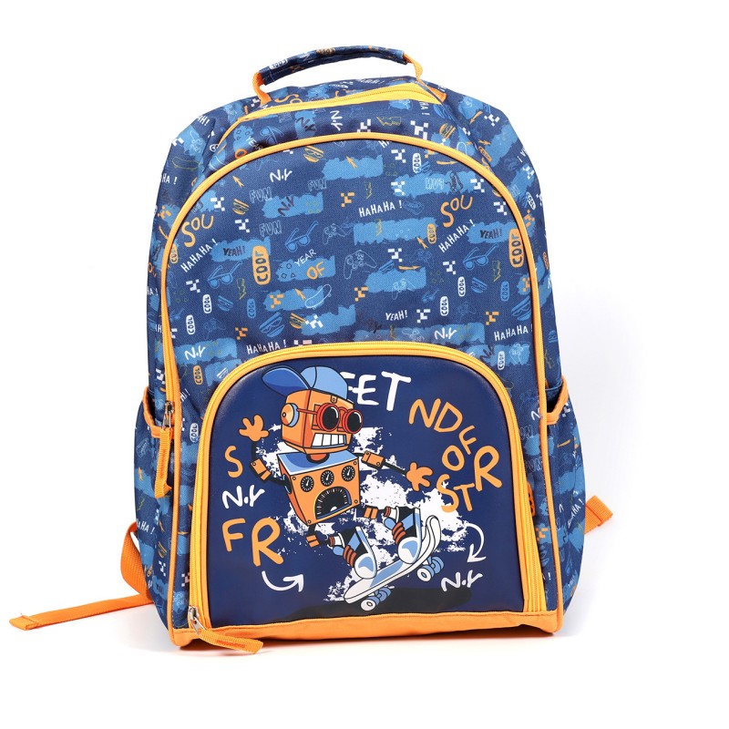 Robot Pu klassieke schooltas